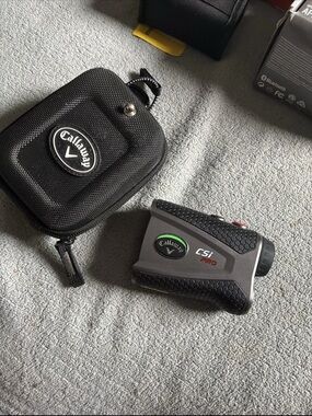 Callaway CSi Pro Golf Laser Rangefinder Fast Focus System Gray/Black